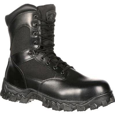 Rocky International 8" Alpha Force Zipper Waterproof Public Service Boot FQ0002173 - Clothing & Accessories